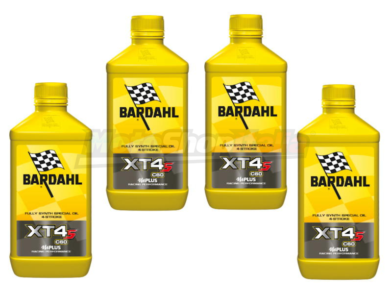 Olio Bardahl XT4-S C60 5/10/15W-40/50/60 (4 litri spedizione gratis)