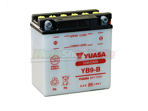 Batteria Yuasa YB9-B Torpedo - Jet Set - Formula 125/150