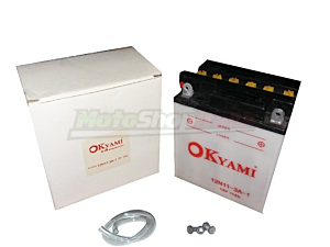 Batteria 12N11-3A-1 Okyami Piombo/Acido 12 Volt